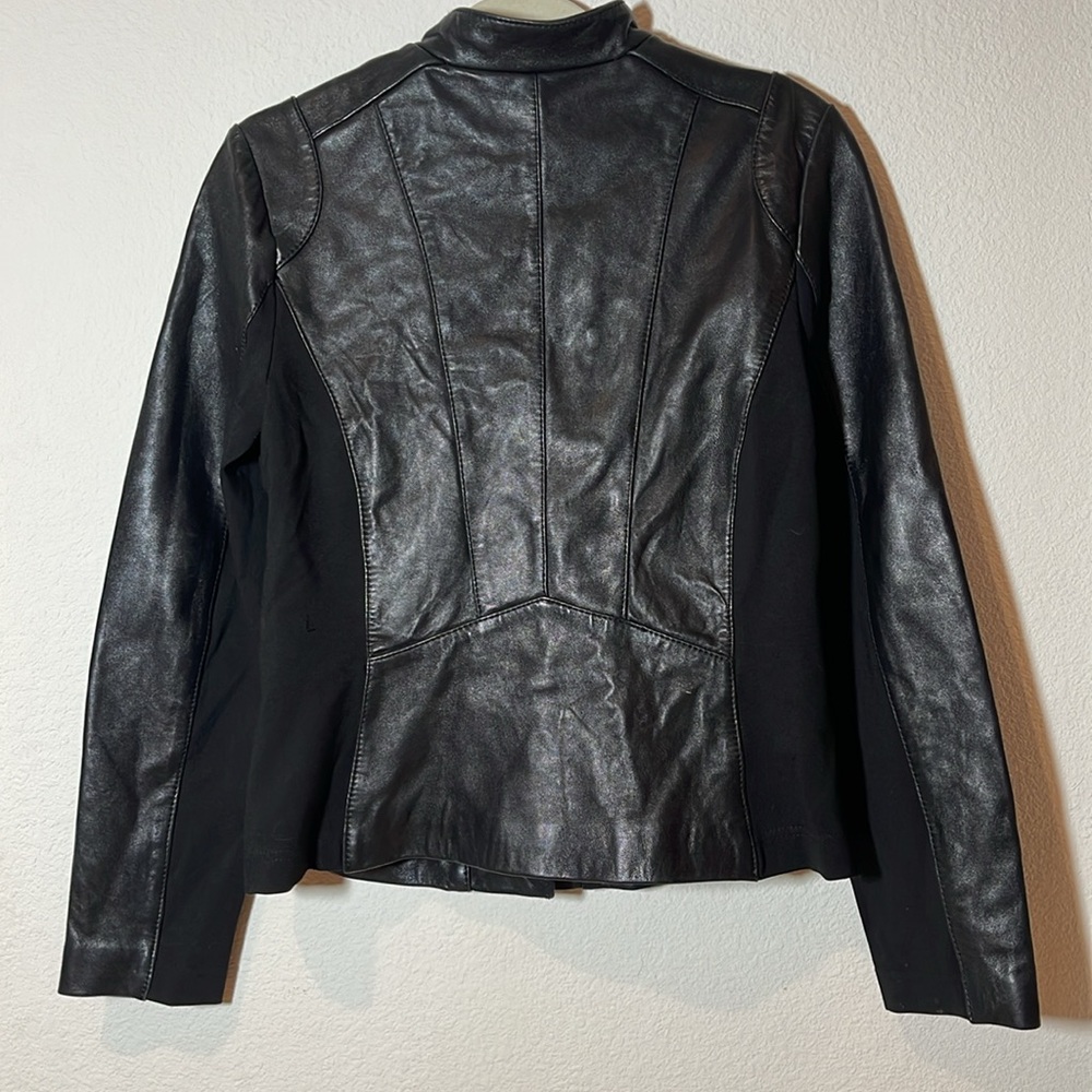 Wilson Leather Motorcycle Style Jacket Size Small - Picture 2 of 11